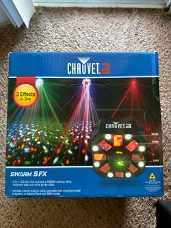 CHAUVET SWARM FX DJ LIGHT W/ C Clamp