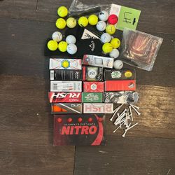 Brand new golf balls, and stuff