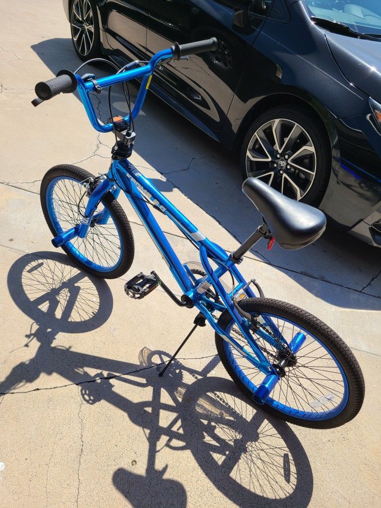 Boys BMX Bike 20" Blue Krome
