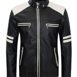 Motorcycle Vintage PU Leather Men's Jacket 