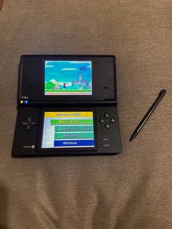 Nintendo DSi Black Console Tested Working - Top Screen Issue - Read