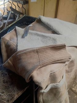 WD·NY Sherpa-Lined Knit Jacket
