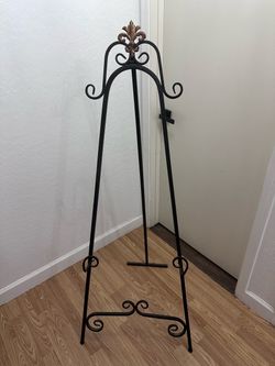 Metal art easel