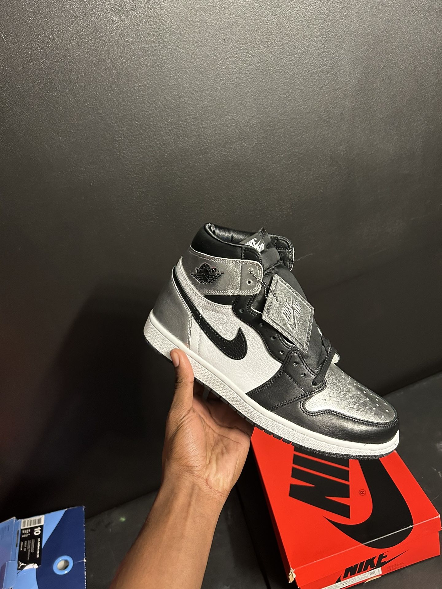 Jordan 1 Silver Toe Size 11.5w