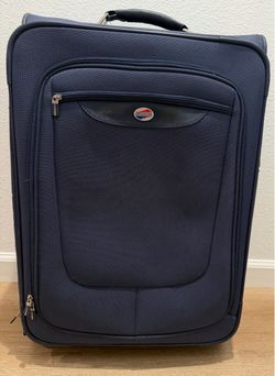 American Tourister Large Navy Softside Travel Suitcase Luggage