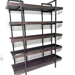 Modern Bookshelf with 5 Shelves