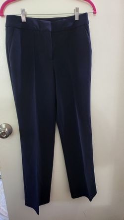 Talbots Navy Straight-Leg Pants