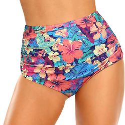 Women’s High Waisted Bikini Bottom Full Coverage Tummy Control