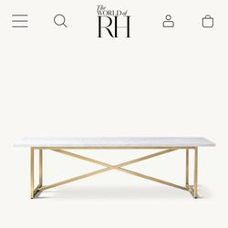 TORANO MARBLE DINING TABLE