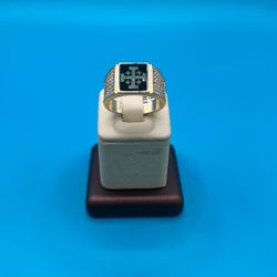 Mens 14k CZ Ring 
