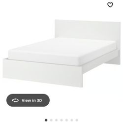 MALM
Bed frame, white, Queen( used )