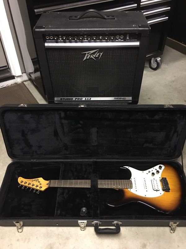 Cort G250P Limited and Peavy Amp