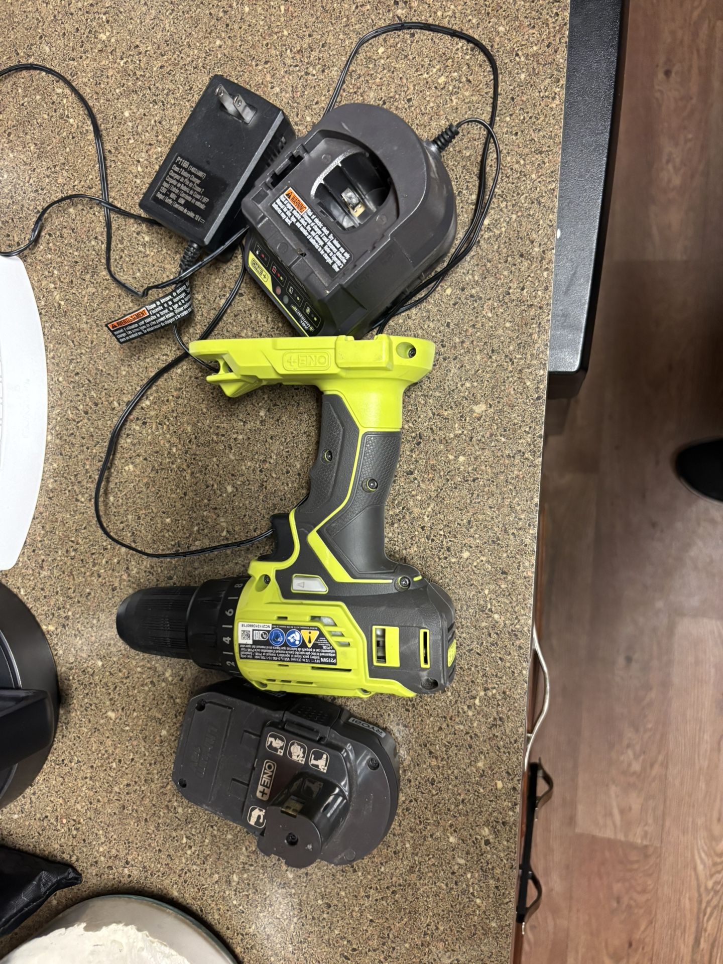 Ryobi Drill, Battery And Charger