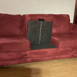   Exclusive 🔥🔥🔥Red Velvet   Sofa Super Soft And Comfortable 
