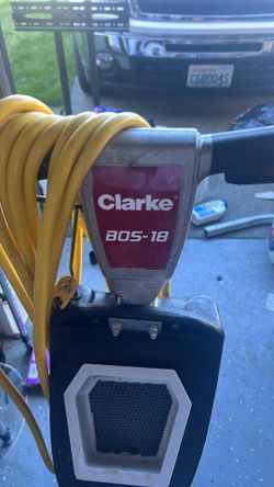 Clark 17 inch escalating scrubber/sander with tank