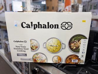 Calphalon 10-Piece Stainless Steel Cookware Set