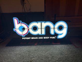Bang Energy Drink LED Sign
