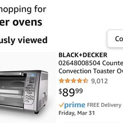 BLACK+DECKER 0(contact info removed) Countertop Convection Toaster Oven,  Silver, CTO6335S for Sale in Altamonte Springs, FL - OfferUp
