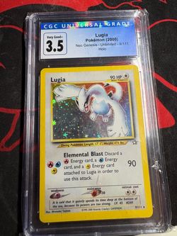 Lugia Holo CGC 3.5 Neo Genesis 9/111