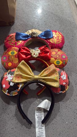 Chinese new year Mickey Ears