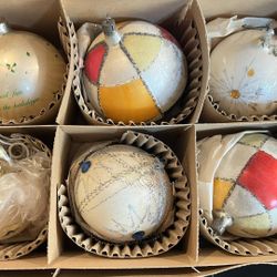Vintage Mid Century Christmas Ball Original Box