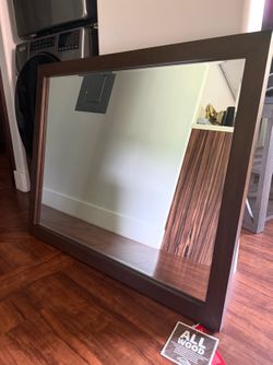 All wood mirror by Coaster- Like New
