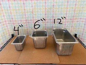 Steam Table Trays  (multiple sizes and quantities see description)