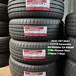 225/55R19 Landspider A/S Set of Tires Installed and Balanced Set de Llantas Nuevas Instaladas y Balanceadas