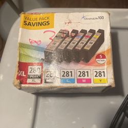 Canon 280 PGBK XL 5 Pack Ink Cartridges 