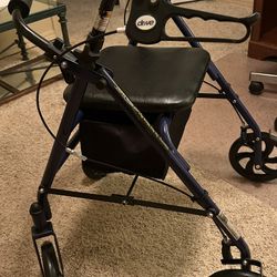 Drive Medical Rollator Rolling Walker 