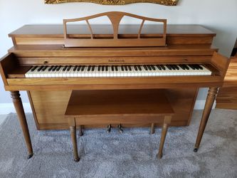 Hallet, Davis, & Co. Piano and bench