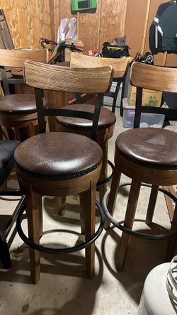 Wooden spinning Stools