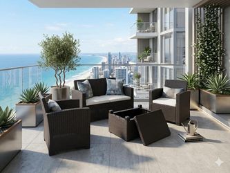 Outdoor Patio Furniture 5 Pieces Set New