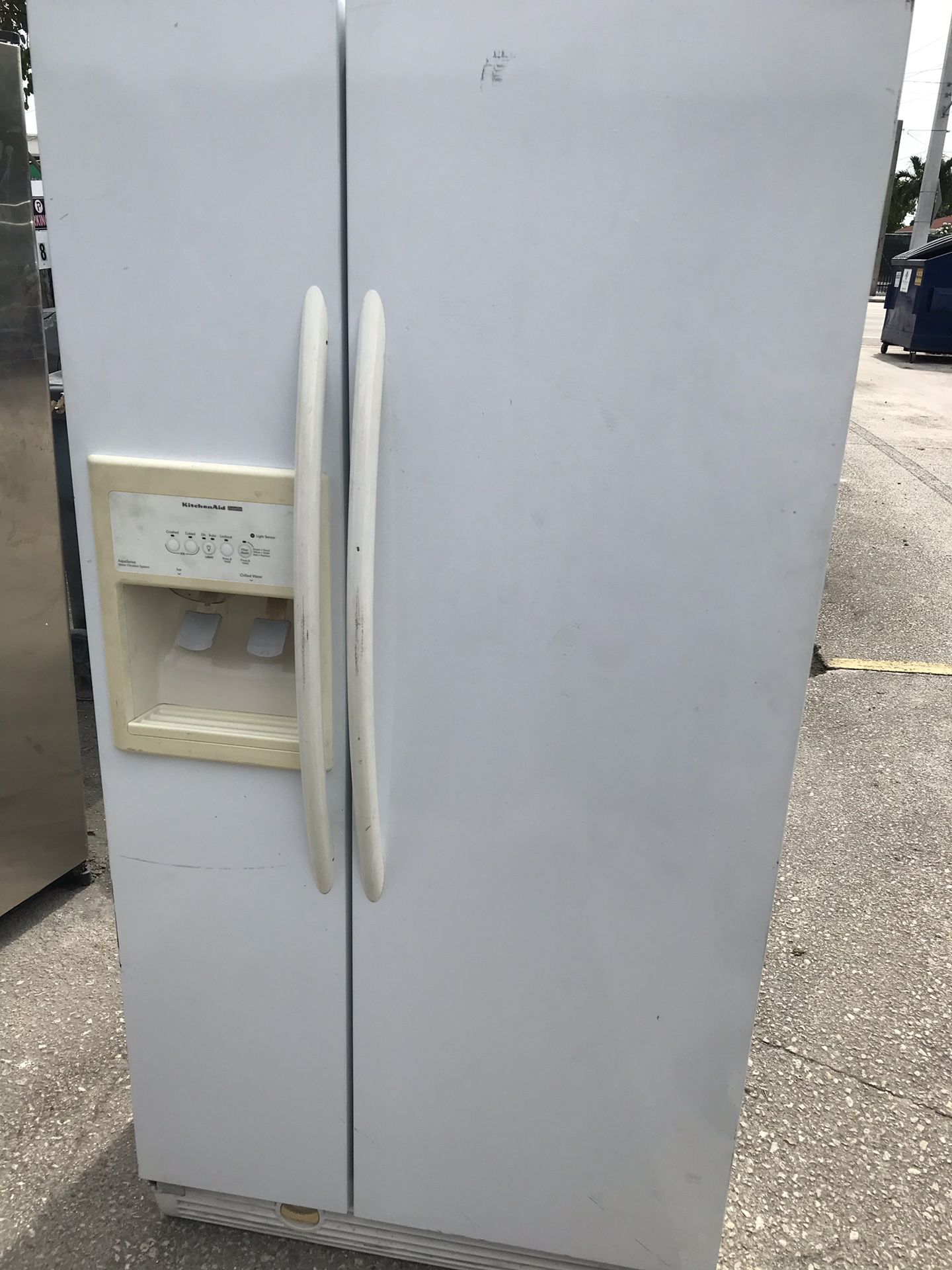 KitchenAid Refrigerator Side by Side White Model KSRP22FNWH00