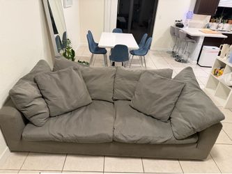 Nixon Light Gray Fabric Sofa