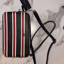 New Tоmmy Hilfiger Navy-blue Strappy Crossbody Bag👛👛👛