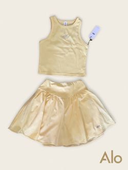 Alo yoga skirt set