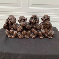 See No Evil Monkeys Set 