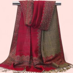 New | Red Pashmina Shawl