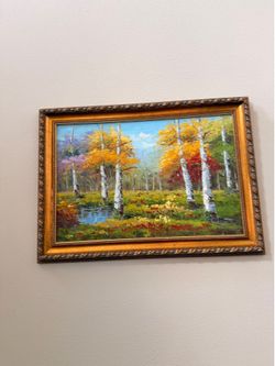 Real paintings with frame