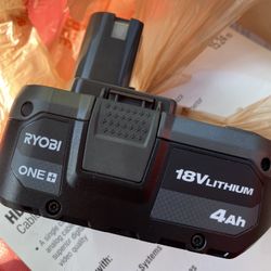 Rayobi 18v lithium 4AH