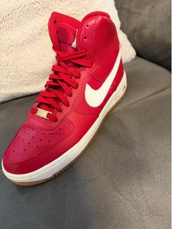 Nike Air Force 1 Red/White size 7y