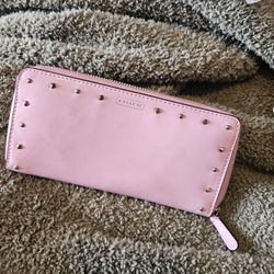 Pink Coach Wallet