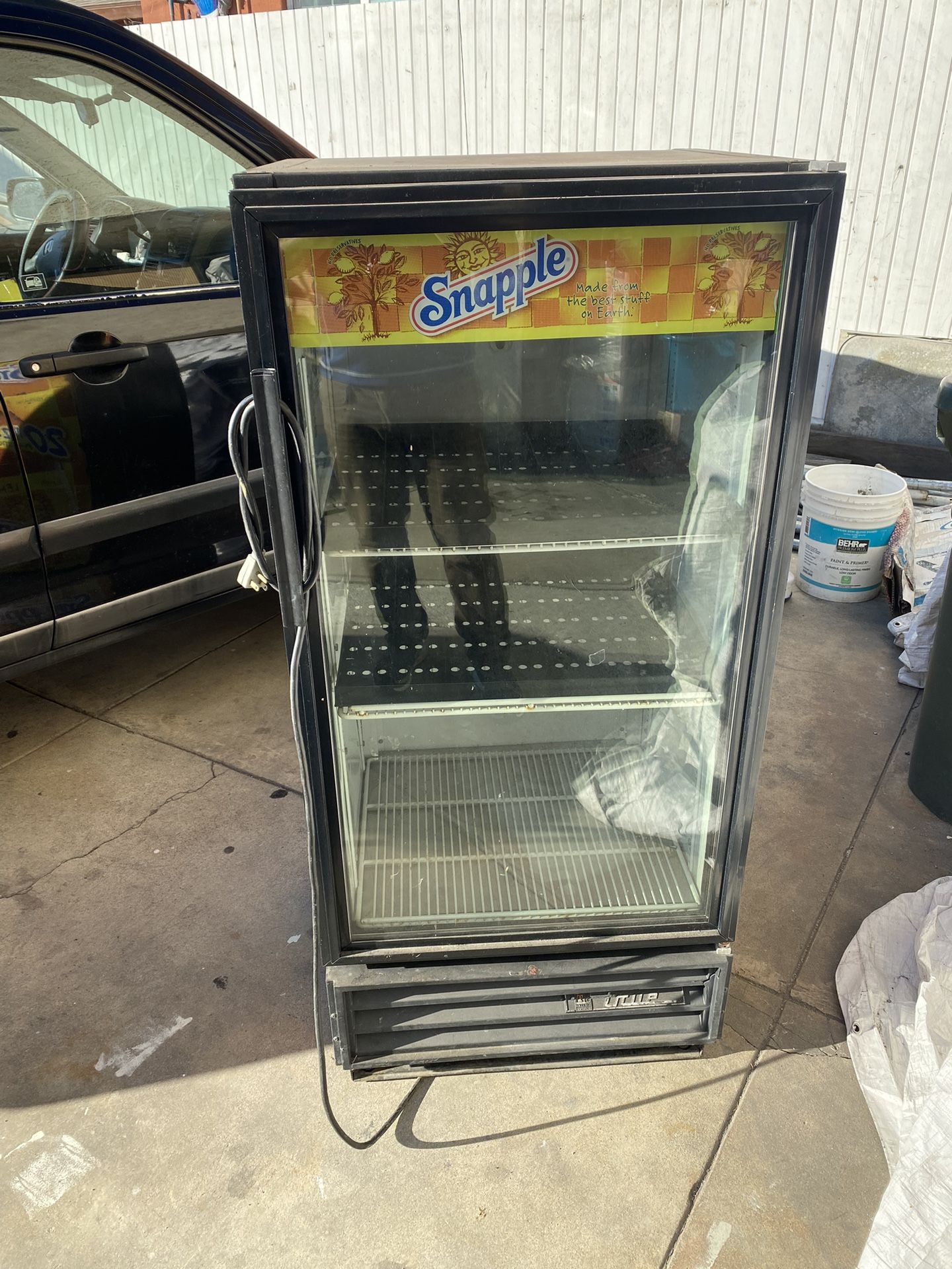 Snapple Commercial Fridge