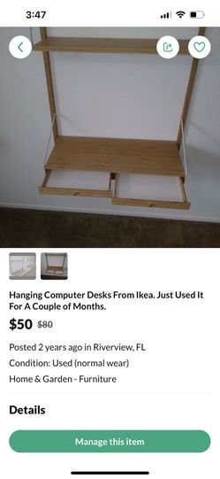 Hanging Desk Computer For Small Children. 