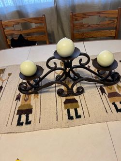 Wrought Iron Candles