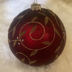 Christmas Glass Tree Ornaments 