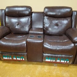 Milano 2 Seater Reclining Chair