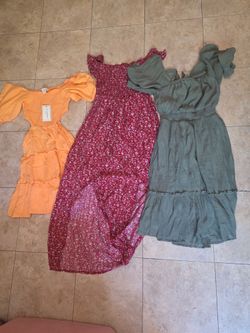3 summer dresses Bundle