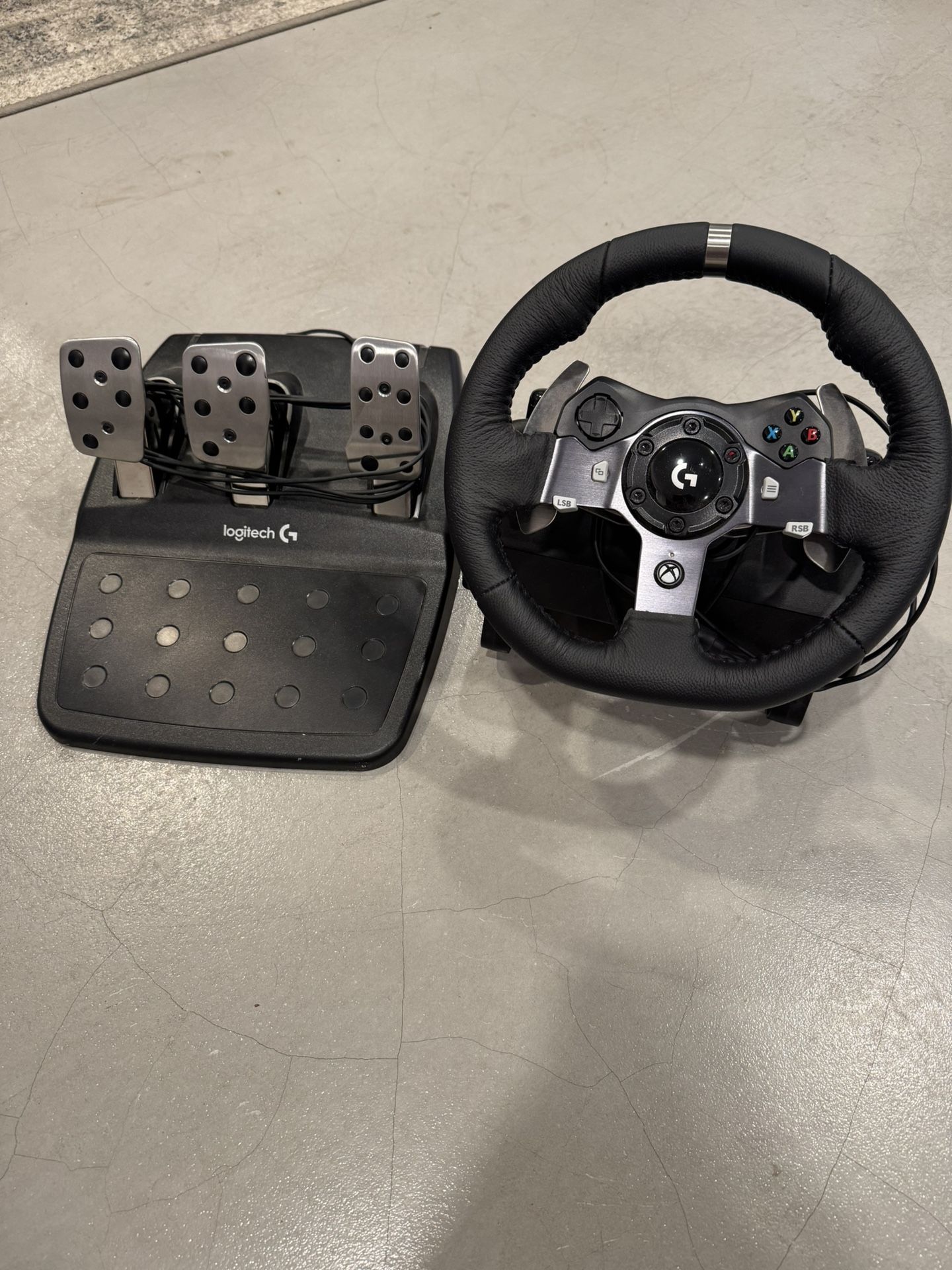 Logitech Driving Wheel And Pedals